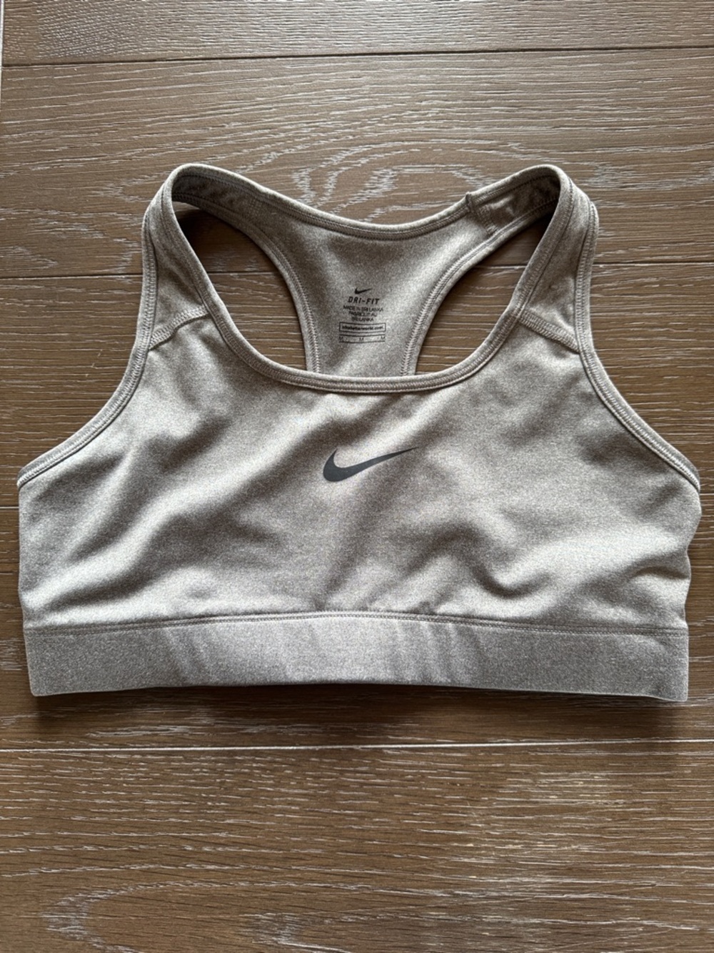 Nike Dri-FIT Sports Bra Gray M